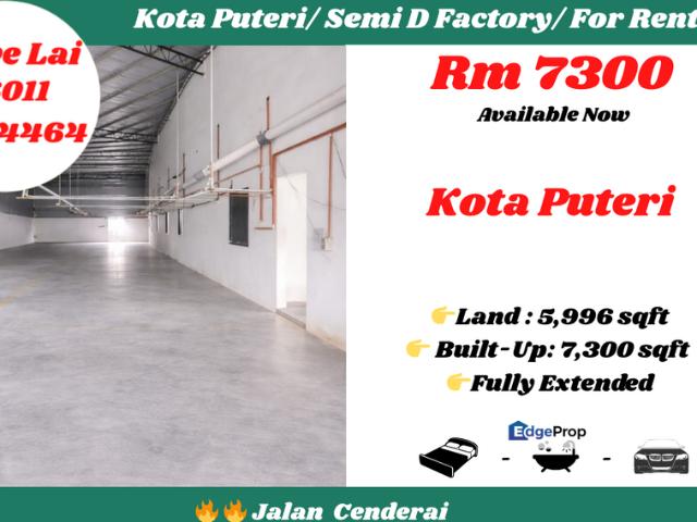 Warehouse for rent in Johore Bahru, Johor