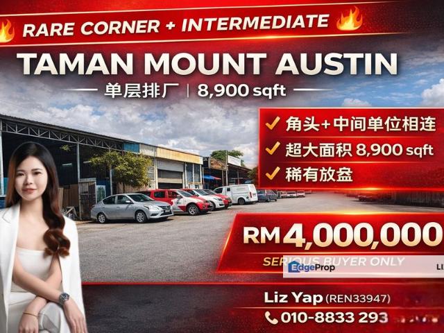 Warehouse for sale in Johore Bahru, Johor