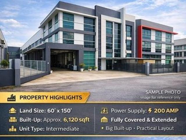 Warehouse for rent in Johore Bahru, Johor