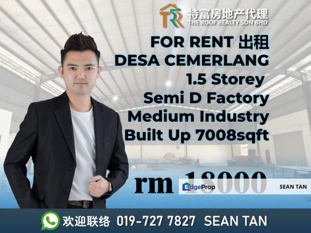 Warehouse for rent in Johore Bahru, Johor