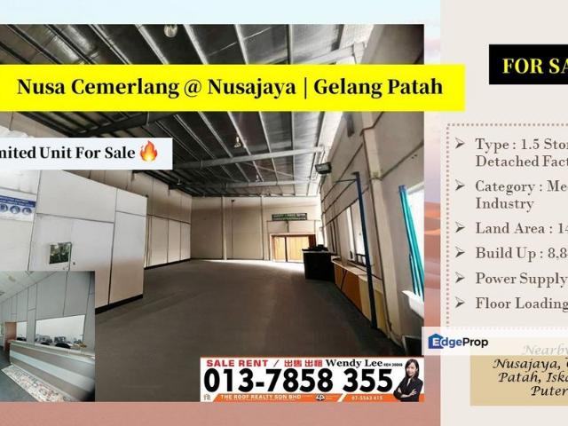 Warehouse for sale in Johore Bahru, Johor