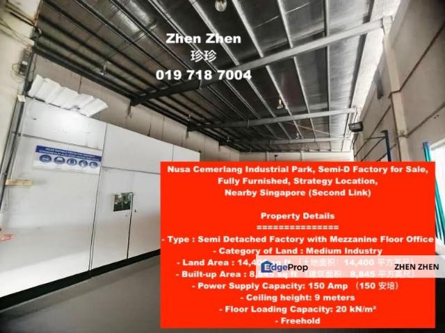 Warehouse for rent in Johore Bahru, Johor