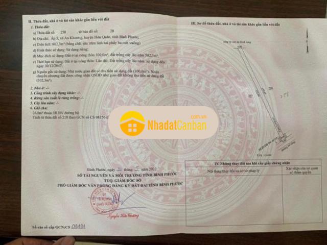 Mặt bằng bán
