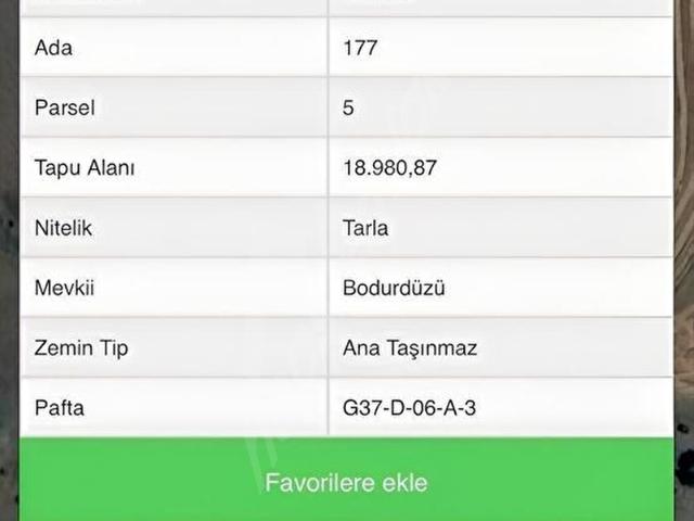 Erbaa, Tokat içerisinde satılık Arsa
