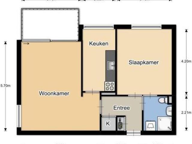Appartement te huur in Nijmegen, Dukenburg