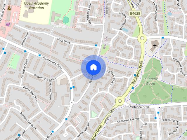 House for rent in Blackpole, Worcestershire
