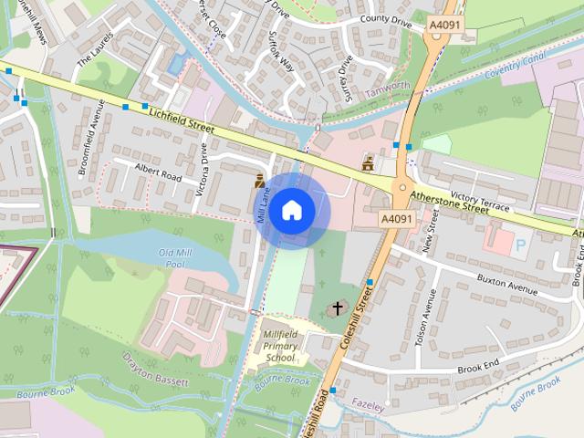 Apartment for rent in Fazeley, Boley Park