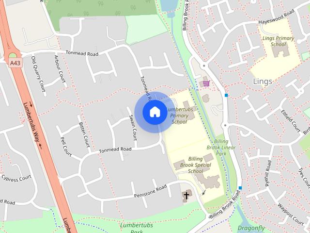 House for rent in Lings, Northampton