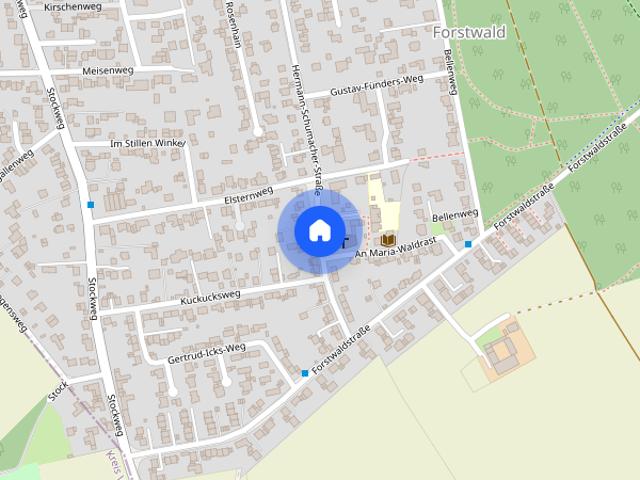 Apartment mieten in Forstwald, Krefeld