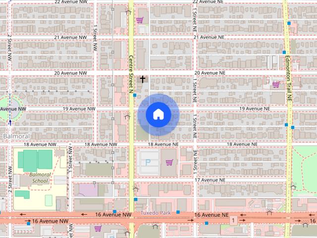 Apartment for rent in Balmoral, Calgary