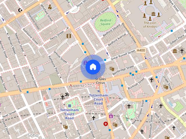 Apartment for rent in Saint Giles, Bloomsbury