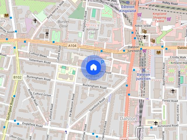Apartment for rent in Dalston, De Beauvoir Town