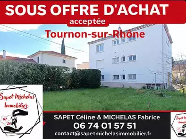 Appartement vente à Tournon-sur-Rhône, Tournon-sur-rhône
