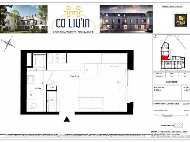 Appartement vente à Tours, La Riche