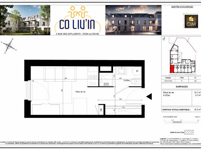 Appartement vente à Tours, La Riche