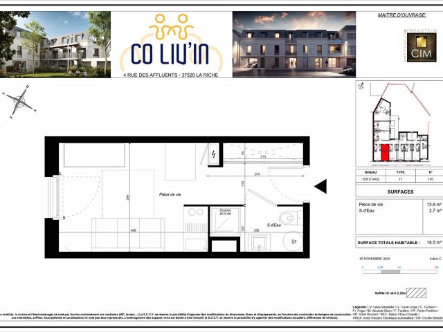Appartement vente à Tours, La Riche