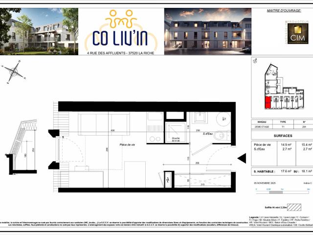 Appartement vente à Tours, La Riche