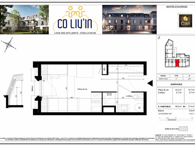 Appartement vente à Tours, La Riche