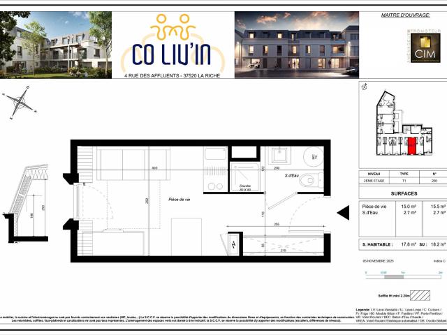 Appartement vente à Tours, La Riche