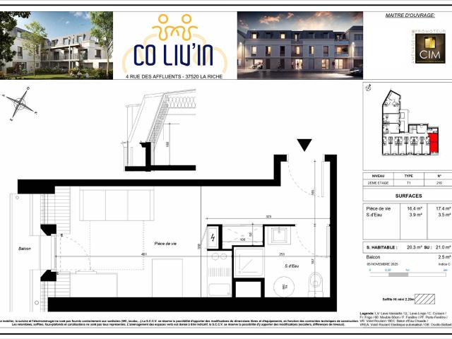 Appartement vente à Tours, La Riche