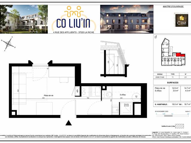 Appartement vente à Tours, La Riche