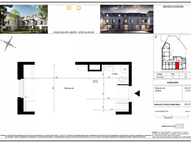 Appartement vente à Tours, La Riche