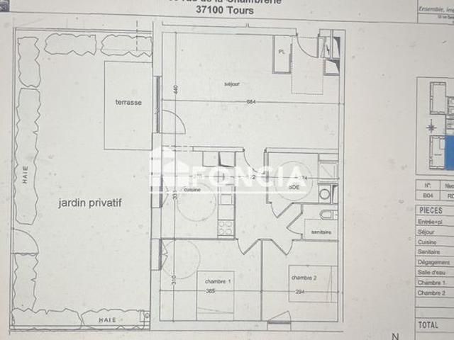 Appartement vente à Tours