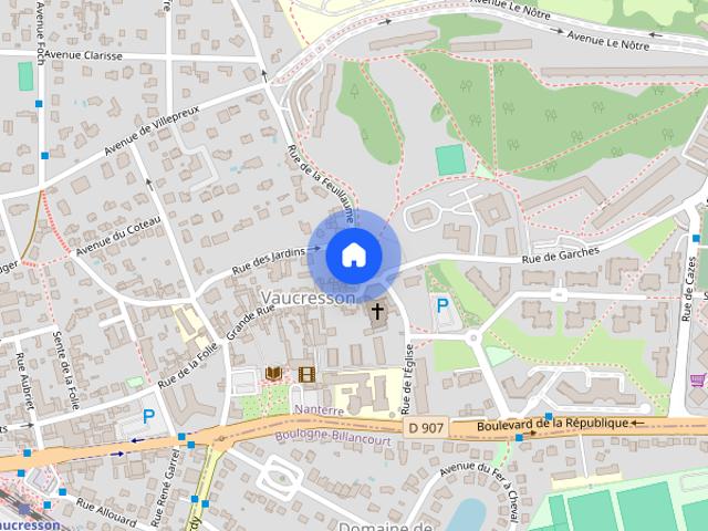 Maison location à Nanterre, Vaucresson
