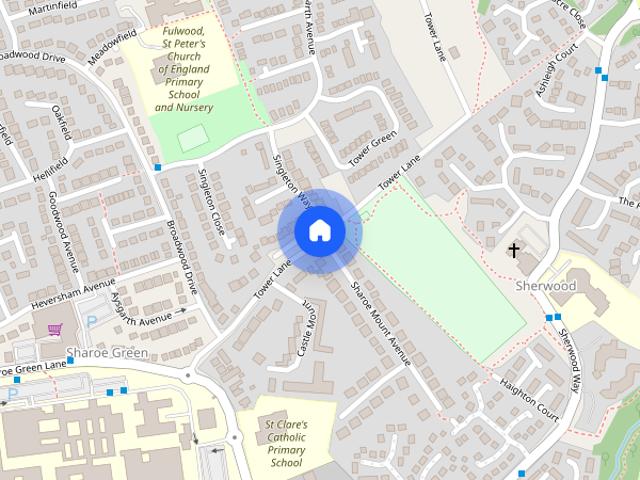 House for rent in Sharoe Green, Higher Bartle