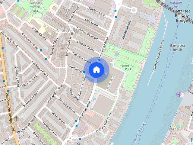 Apartment for rent in Sands End, Greater London
