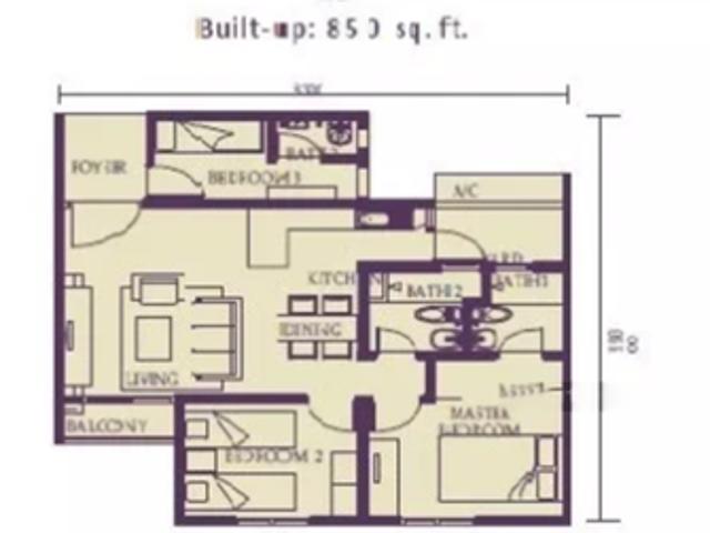 Apartment for rent in Country Heights Damansara, Kuala Lumpur