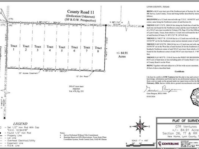 Land for sale in Lynn, Texas