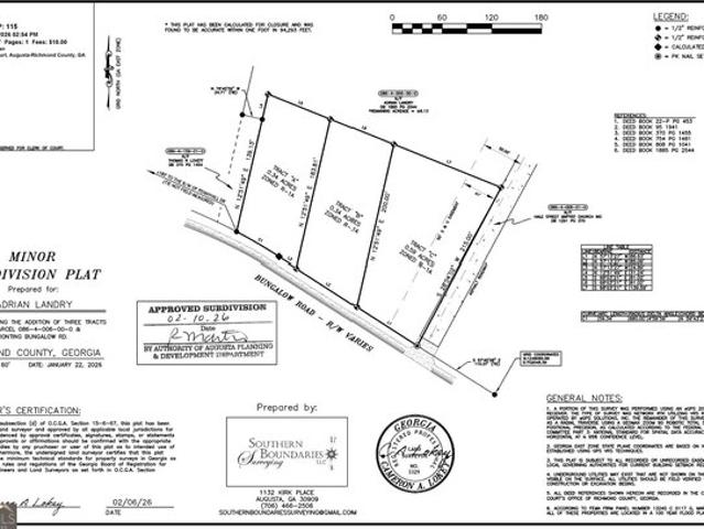 Land for sale in Augusta, Richmond County