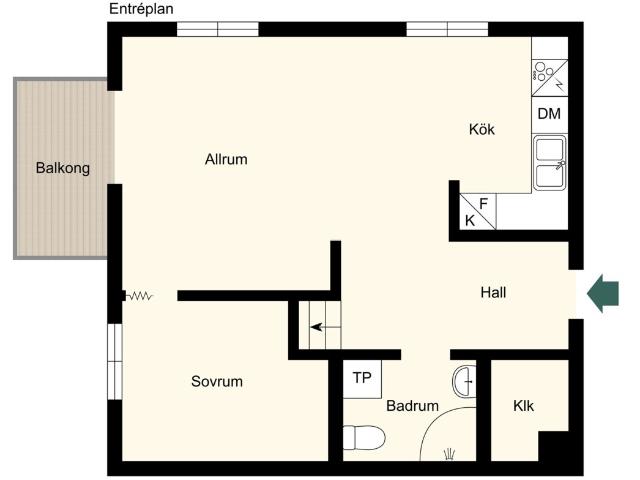 Bostadsrätt till salu i Stockholm