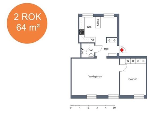 Lägenhet hyra i Tranås