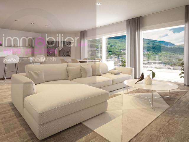 Attikawohnung kaufen in Monthey, Wallis