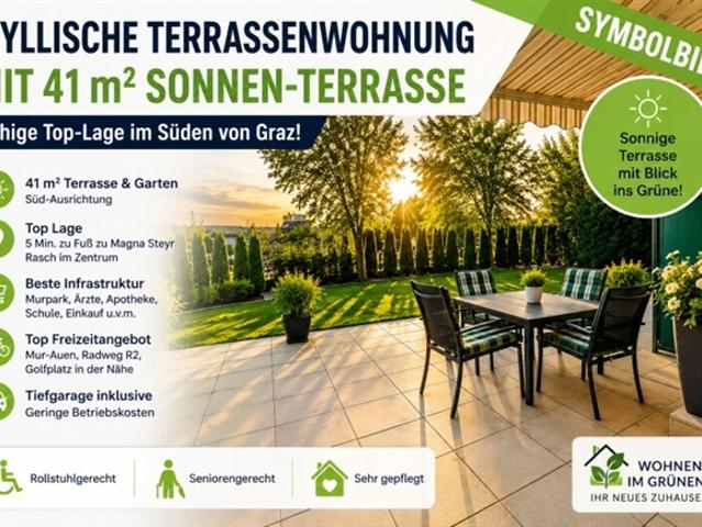 Terrassenwohnung kaufen in Gersdorf-Feistritz, Steiermark