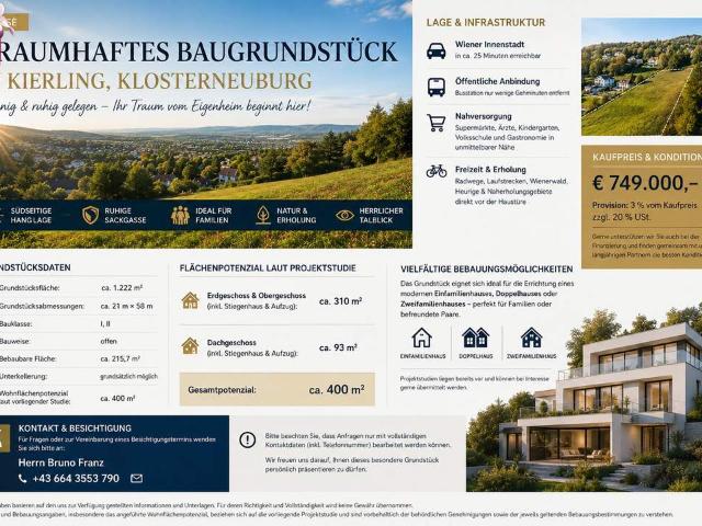 Grundstück kaufen in Tulln an der Donau, Niederösterreich
