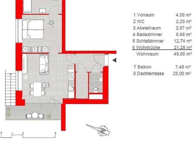 Apartment mieten in Katastralgemeinde Geidorf, Graz