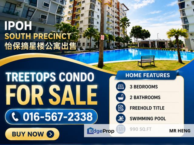 Condominium for sale in Perak, Tanjong Ipoh