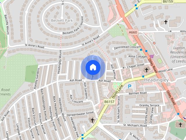House for rent in Beckett Park, Headingley