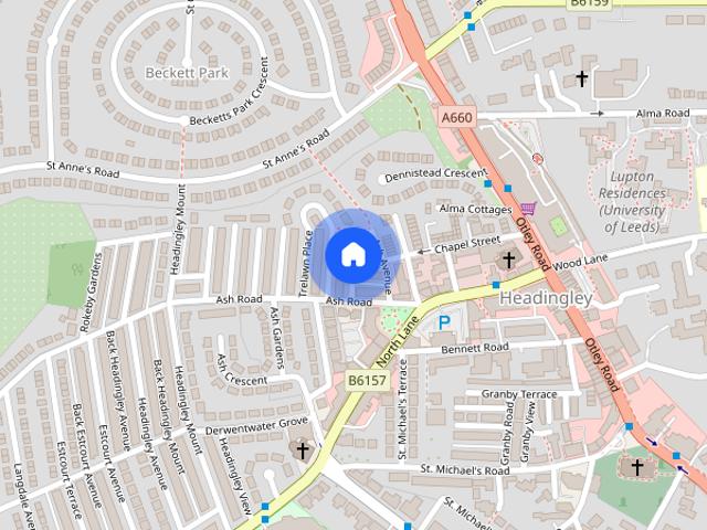 House for rent in Beckett Park, Headingley