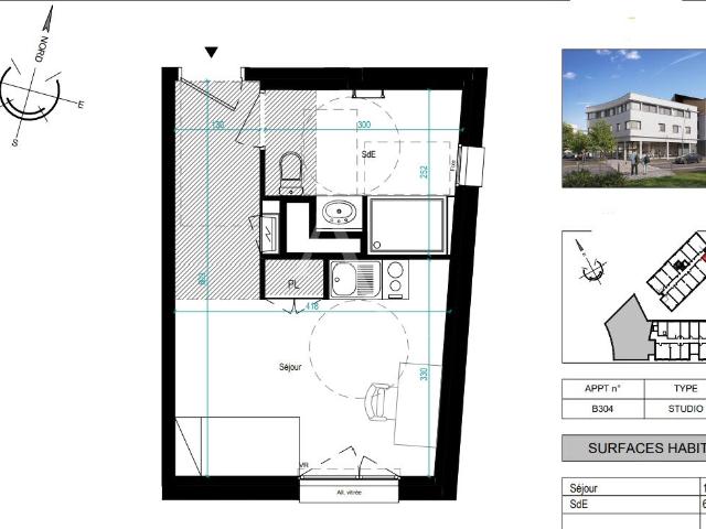 Appartement vente à Angers, Trélazé