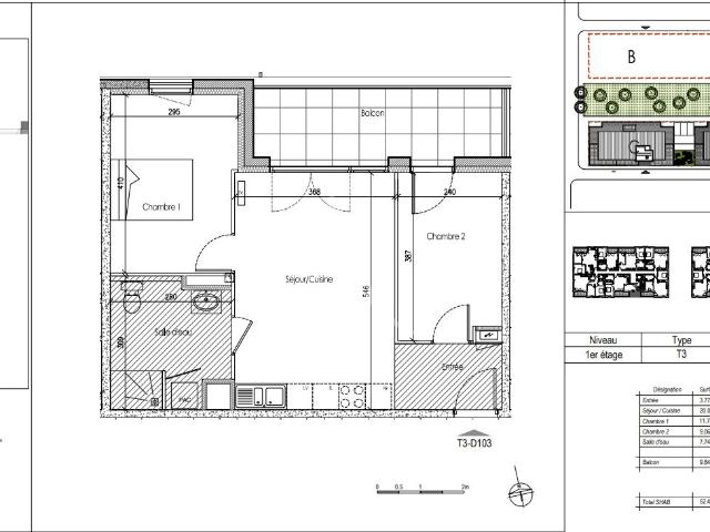 Appartement vente à Angers, Trélazé