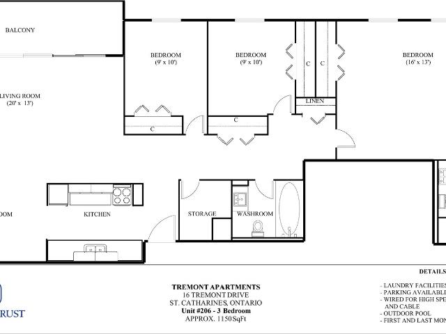 Apartment for rent in Niagara, Ontario