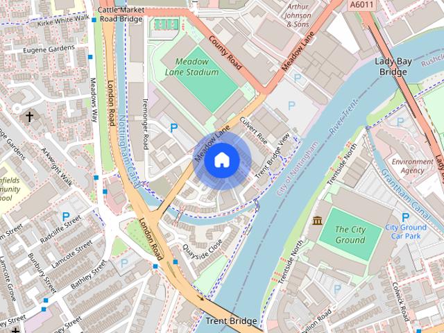 House for rent in Trent Bridge Quays, City of Nottingham
