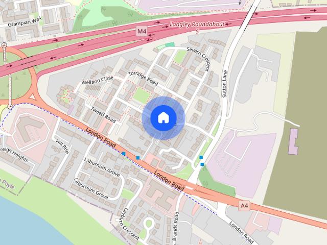 House for rent in Colnbrook with Poyle, Slough