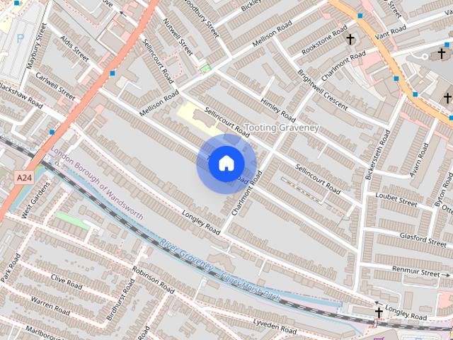 House for rent in Furzedown, Greater London