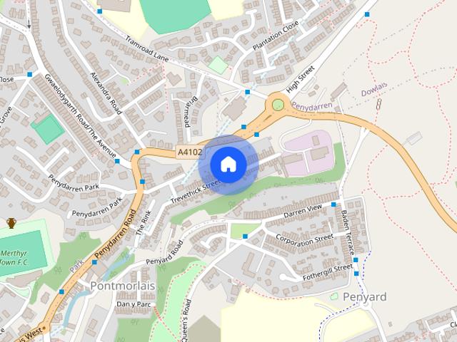 House for rent in Park, Merthyr