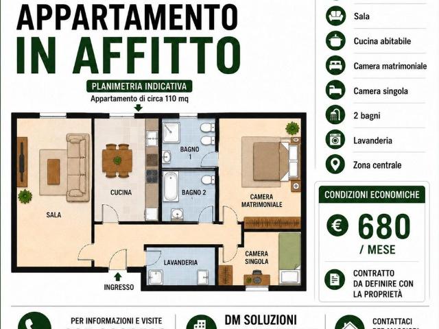 Appartamento in affitto a Treviglio, Lombardia